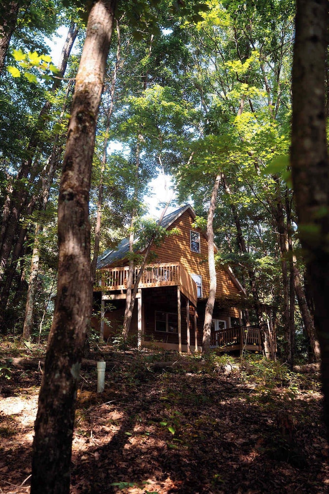 Cheerful Two Bdrm Cabin With Hot Tub & Pet Friendly