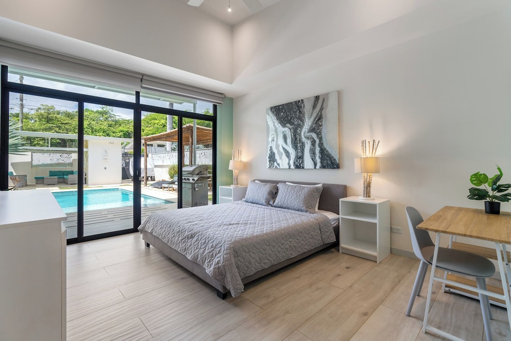 Sprawling Modern Property with a Tranquil Outdoor Living Space, swimming pool, and a private Casita