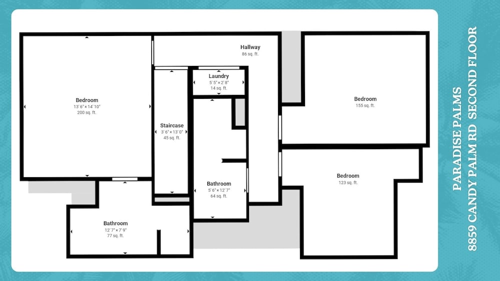 Paradise Palms Resort 4 Bedroom Private Pool Townhome 4 Townhouse