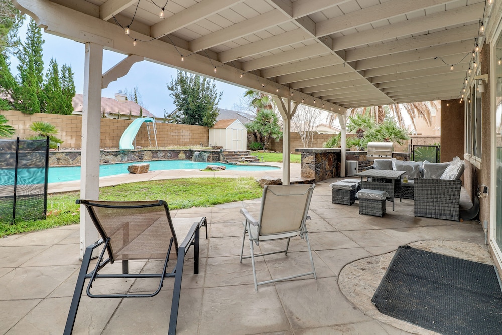 Pool, Patio & Games! Suburban Home in Palmdale