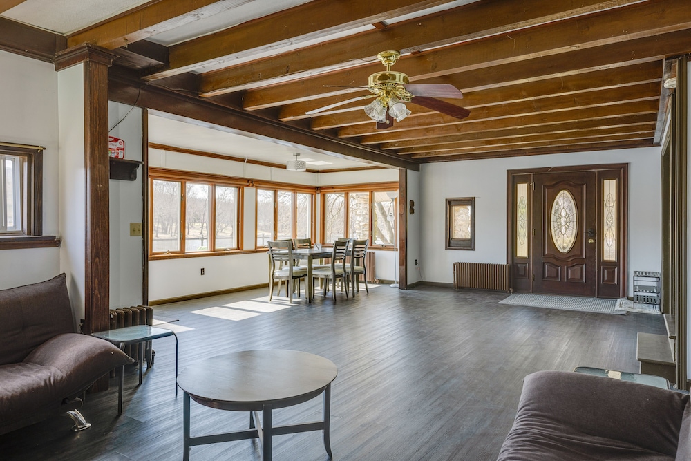 Secluded Riverfront Bangor Home w/ Fire Pit! view 3