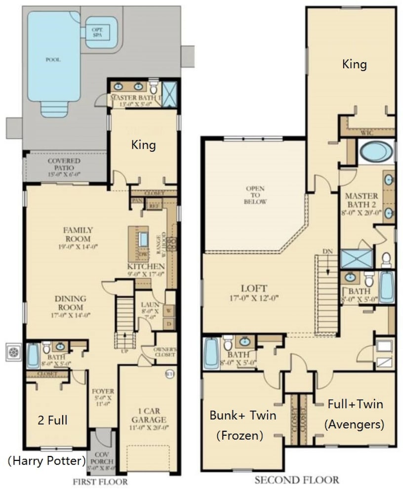 Luxury Family Villa With Pool Spa Near Disney World