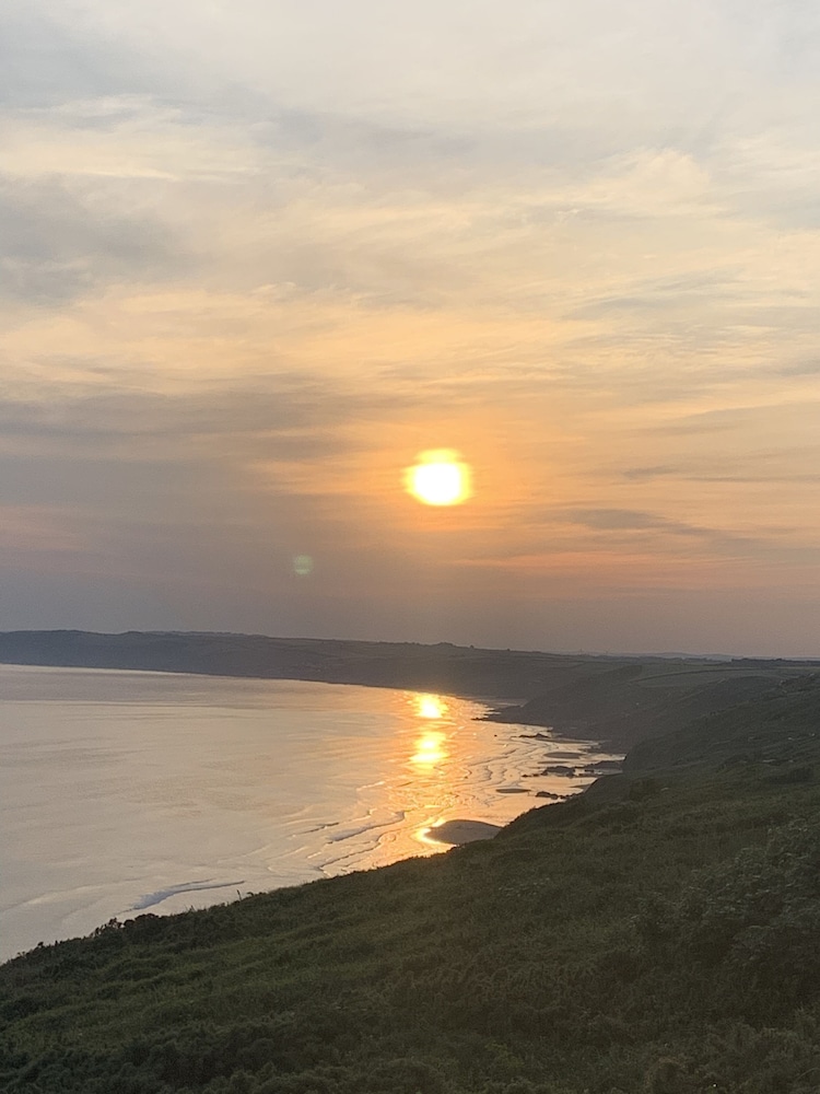 Tregantle Farm Eco Glampsite Super Safari Cabin view 2