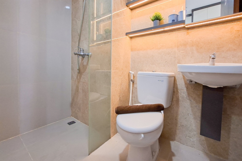 Modern Monochromatic Studio At Transpark Bintaro Apartment