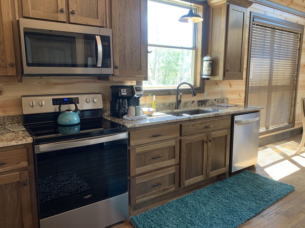 Standing Bear Studio Cabin With Hot Tub on the Deck by Redawning view 2