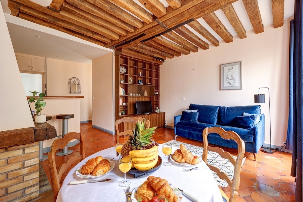 Modern 1BR near Centre Pompidou