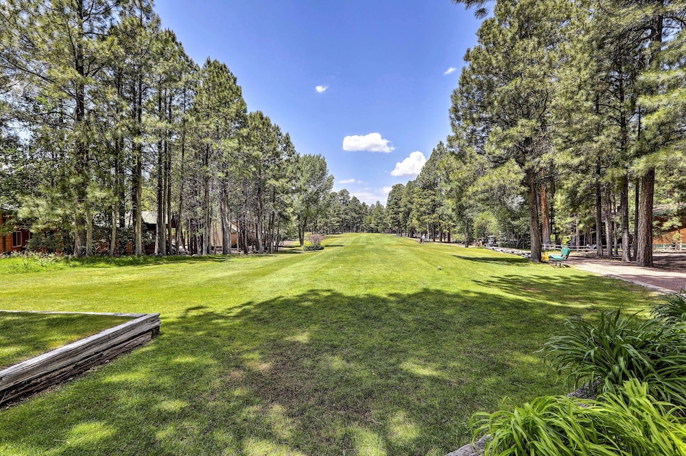 Near Fishing & Hiking: Pinetop Log Cabin w/ Deck!