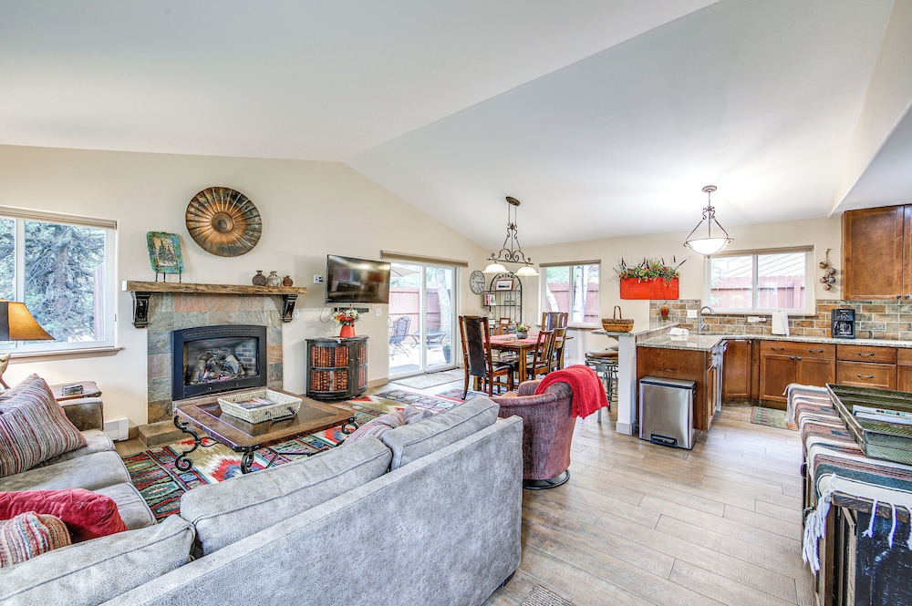 Walk to Ski Shuttle: Dtwn Frisco Gem w/ Fireplace!