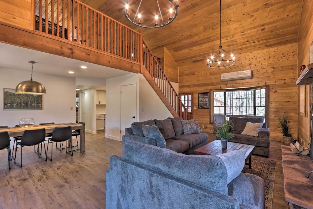 Payson Vacations - Modern Pine Cabin w/ Game Room, Deck  Fire Pit! - Property Image 1
