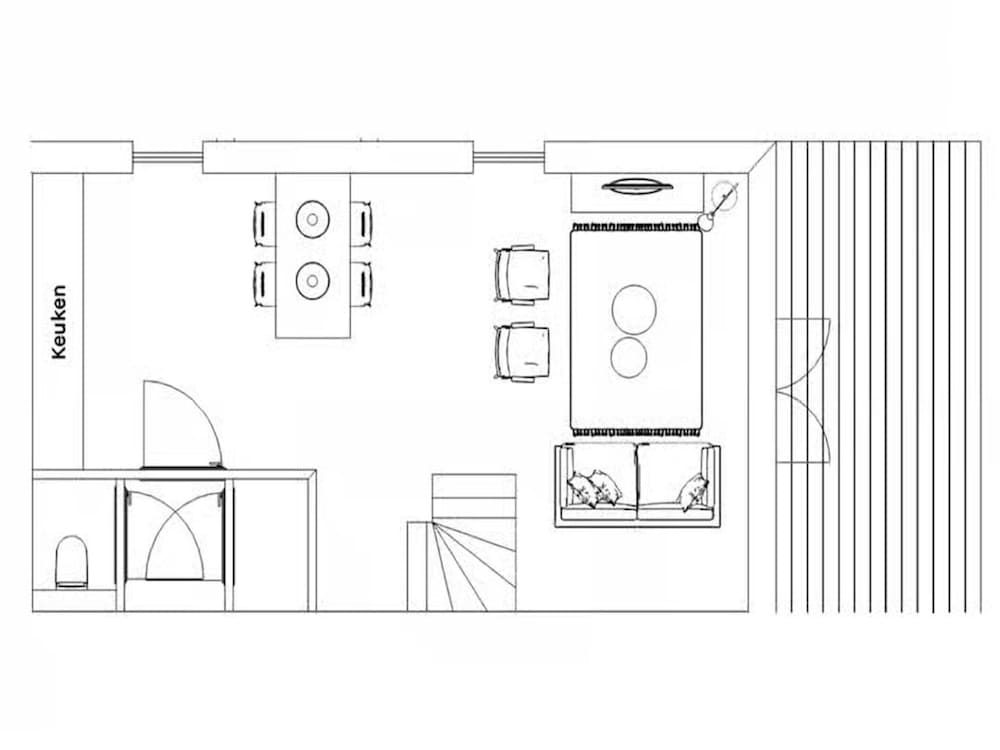 Beautiful Lodge for 5-person Near the Beach