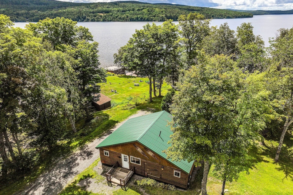 Rustic Cabin Retreat on Rangeley Lake! view 3