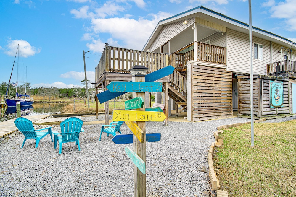 Waterfront Bay St Louis Home w/ Private Dock! view 5