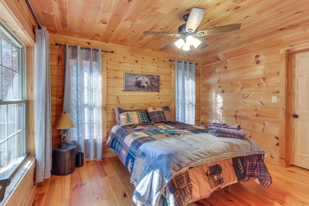 Wardensville Cabin w/ Hot Tub, Creek & Fire Pit! view 3