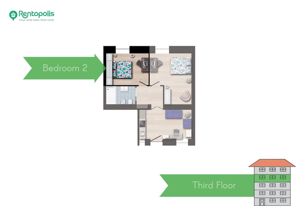 Venini - Cozy 2 Bdroom Apartment in Loreto Area