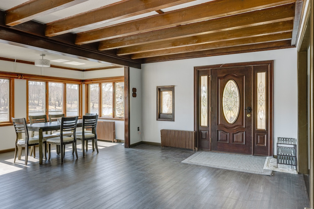 Secluded Riverfront Bangor Home w/ Fire Pit! view 2