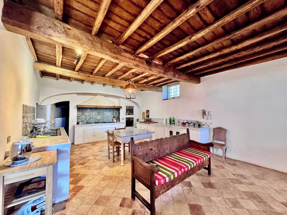 New Estate of Joy a Magnificent Historic Villa Near Rome on Glorious Ground Pool and Olives Galore