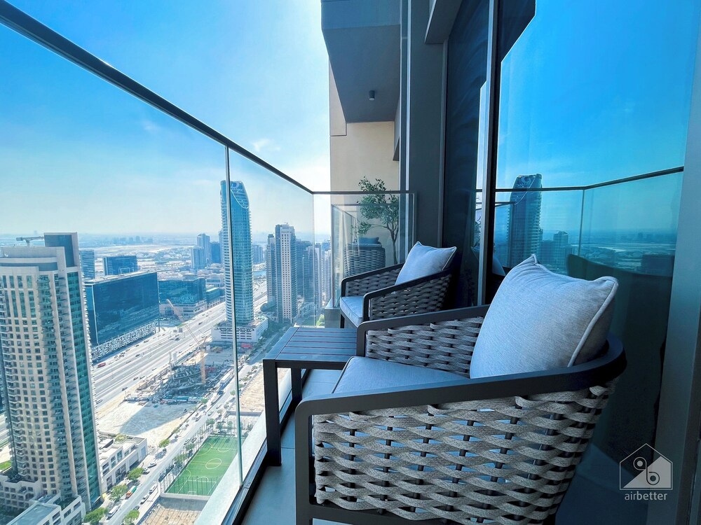 Extreme Luxury Burj Royal Balcony and Downtown View