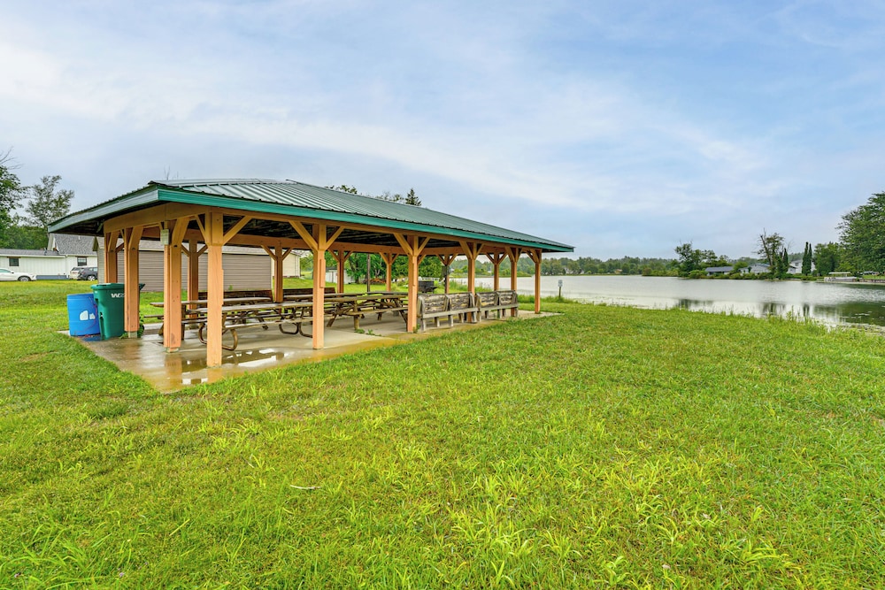 Walk to Shay Lake: Updated Home w/ Water View!