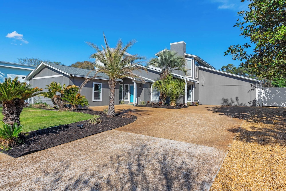 Stylish Panama City Home w/ Pool, Tiki Bar, & Walkable Beach Access