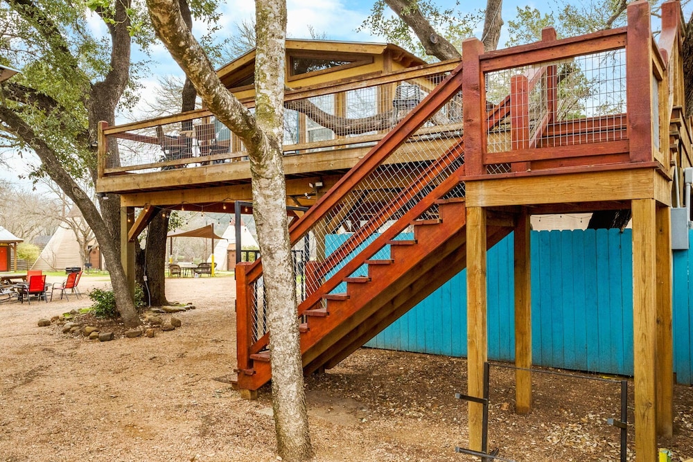 Tipis on the Guadalupe