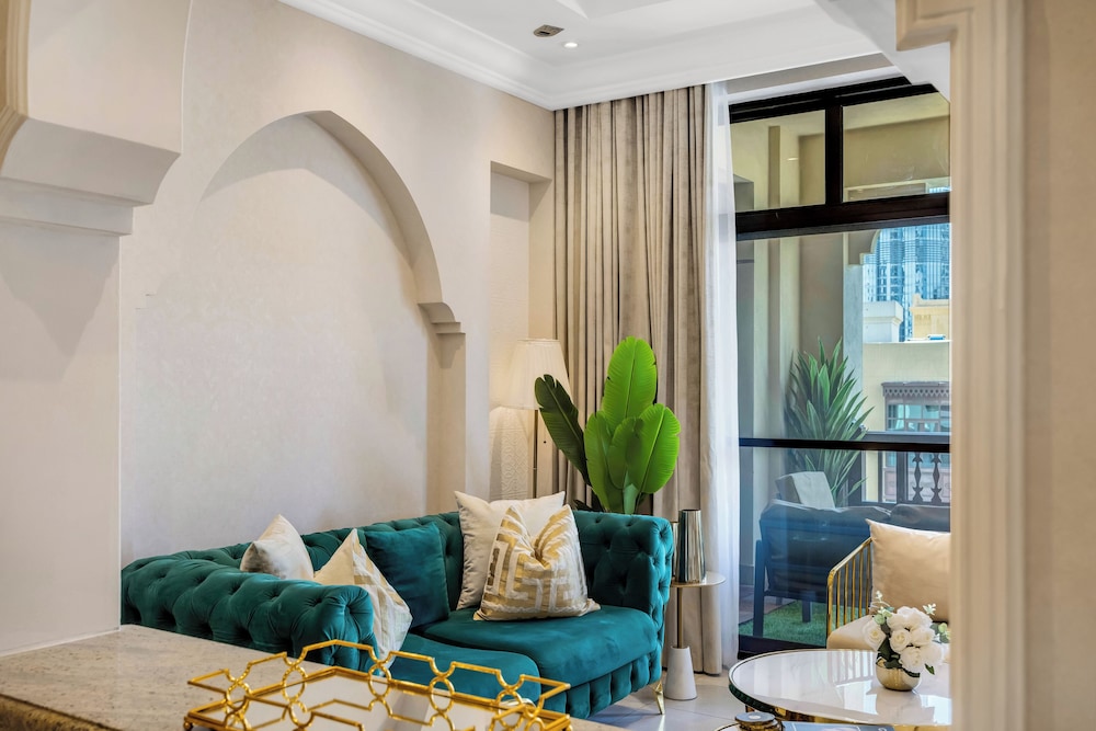 Durrani Homes - Luxe Living at Souk Al Bahar with Burj Khalifa and partial Fountain view
