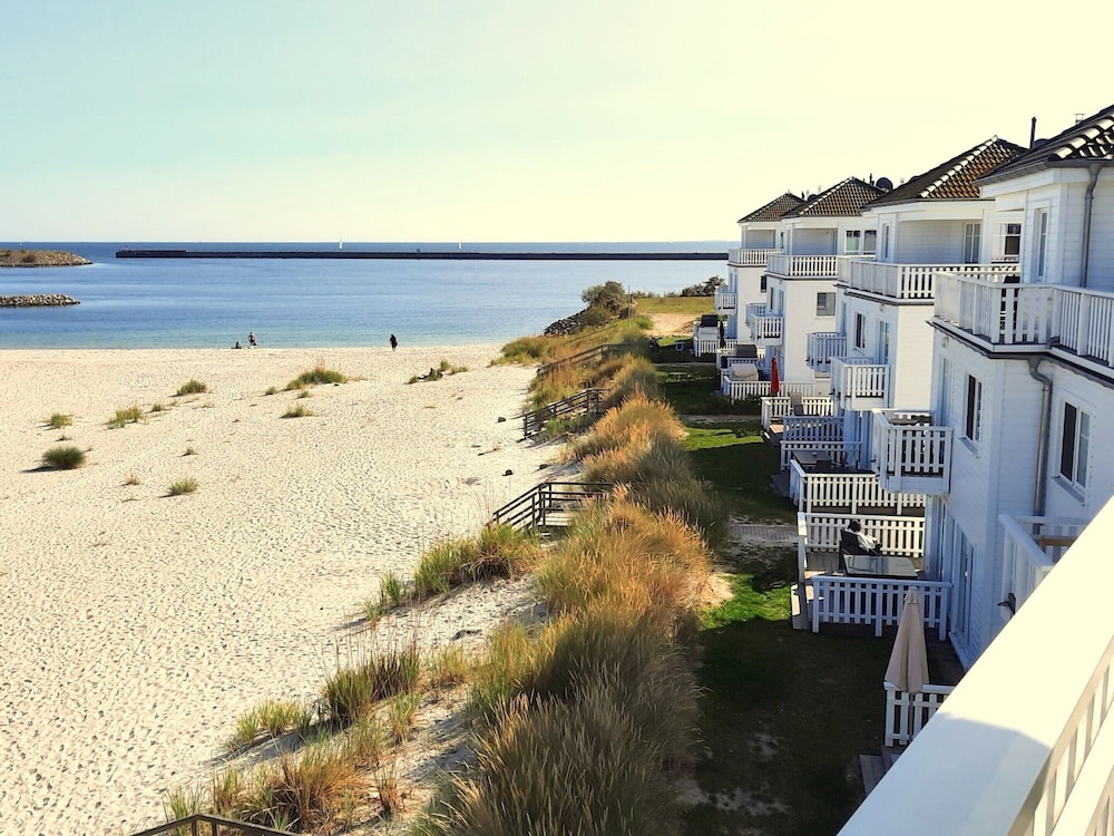 Haus in Olpenitz mit Strand und Meerblick
