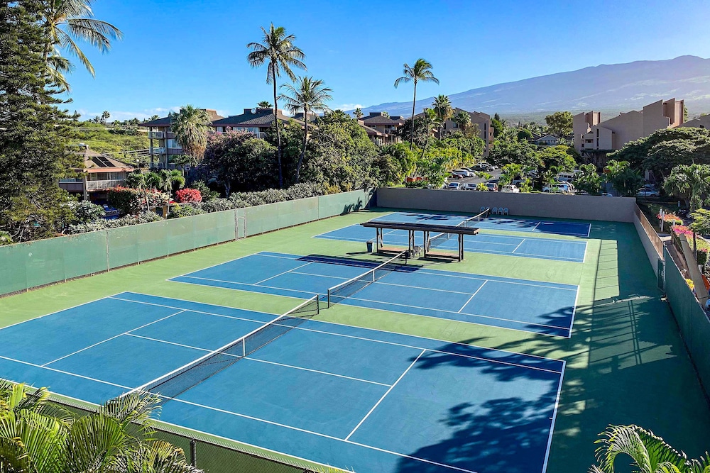 Kamaole Sands 2-204 - Dramatic Ocean and Courtyard Views, 1bd / 2ba, AC, Wi-fi