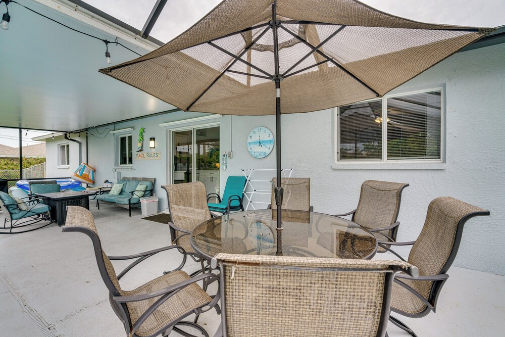 5 Mi to Shore: Gem w/ Pool & Yard in Cape Coral!