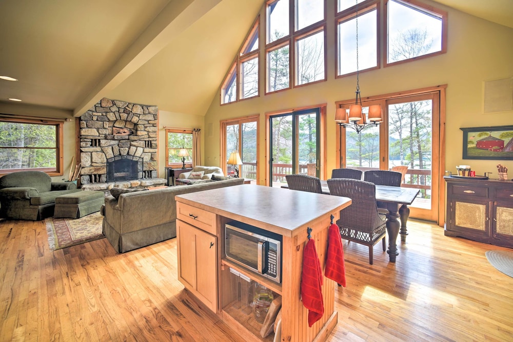 Adirondack Oasis: Lake House w/ Dock + Deck!