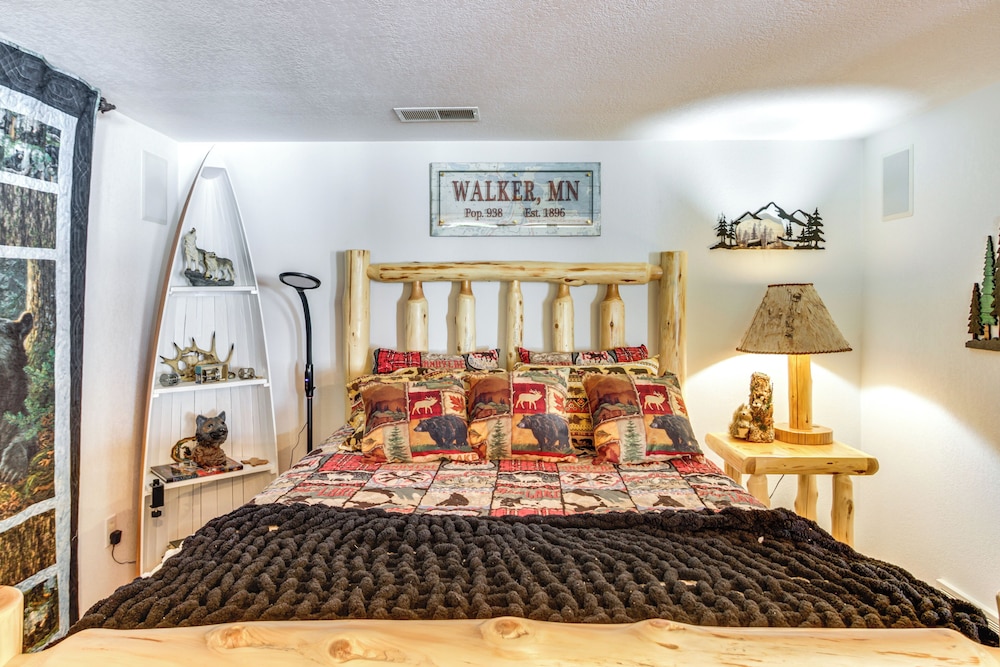 Dock, Deck & Fire Pit: Lakefront Home in Walker!