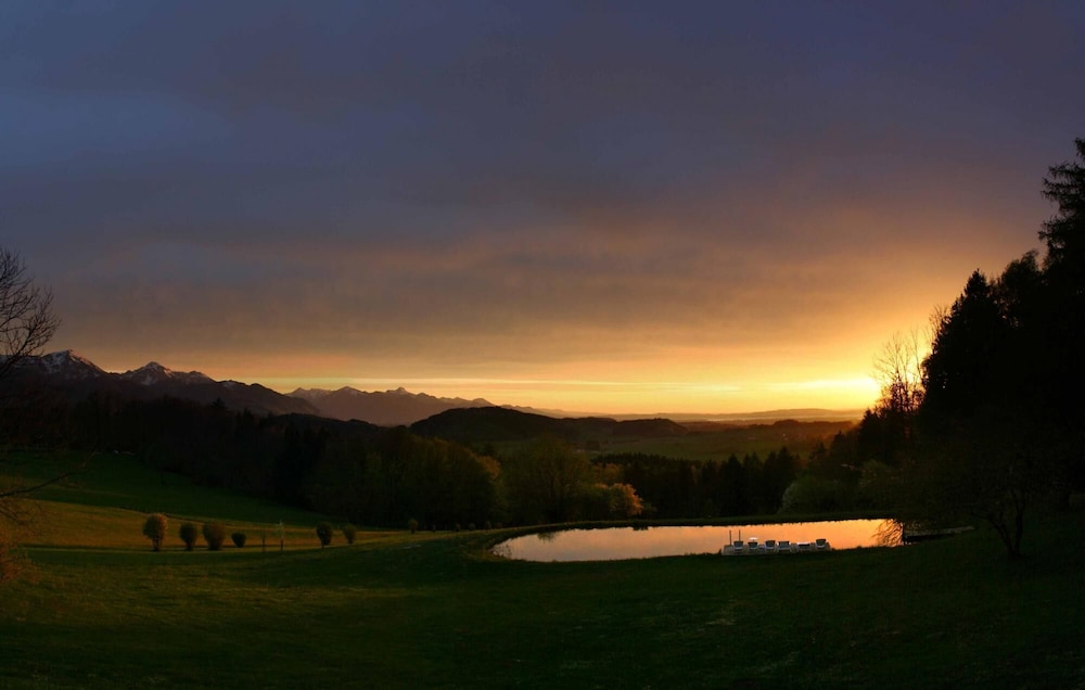 La Pause Musicale Near Salzburg Austria Luxury Chalet Swimming Lake view 5
