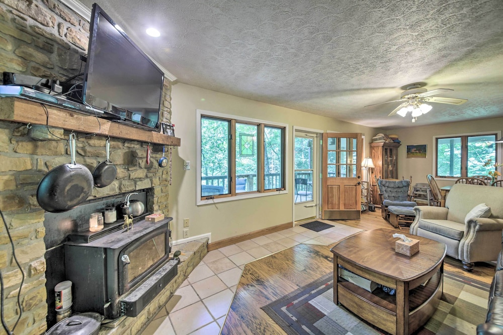Riverside Cabin w/ 3 Decks in North Vernon! - Property Image 9
