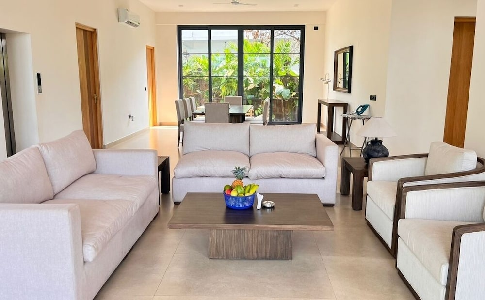 Beach villa Mandrem ocean with Seaview