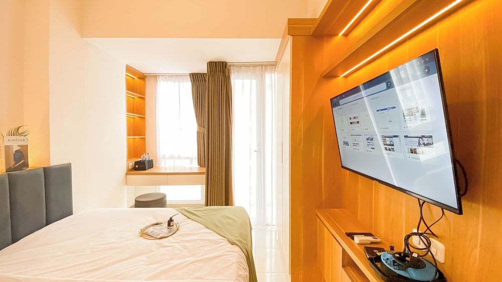 Cozy And Warm Studio Room At Tokyo Riverside Pik 2 Apartment
