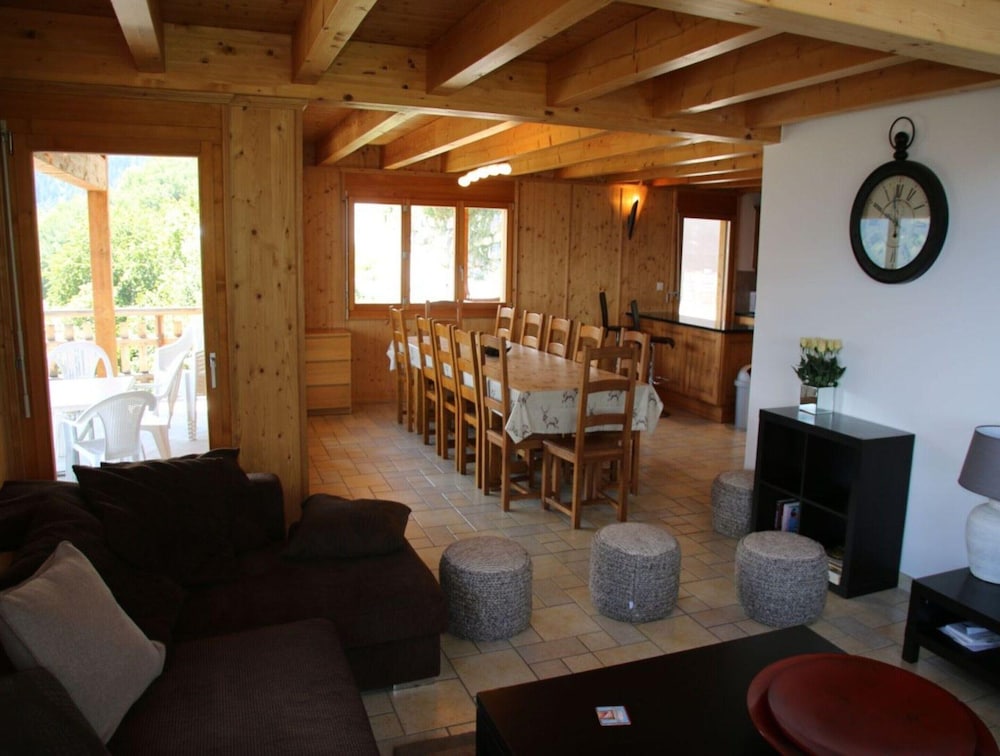 Chalet Nestled in Mountains and Garden