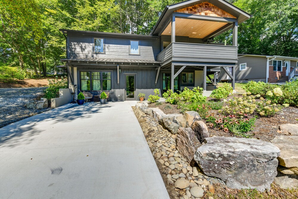 Walk to Downtown Brevard: Apt w/ Patio & Fire Pit! view 5