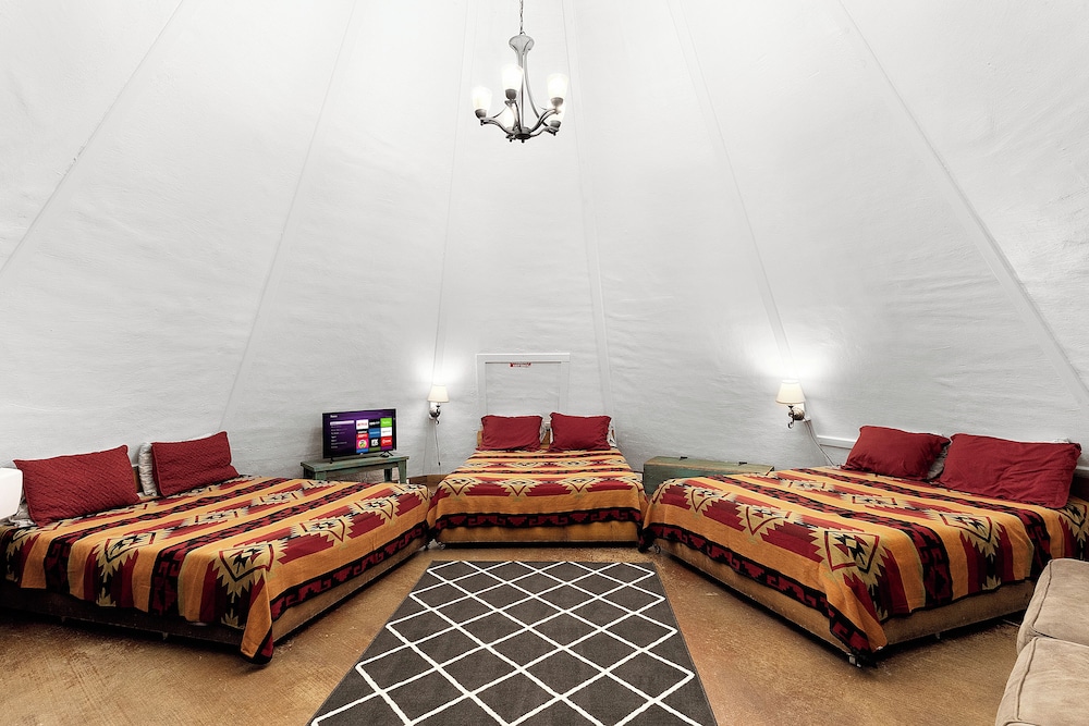 Tipis on the Guadalupe