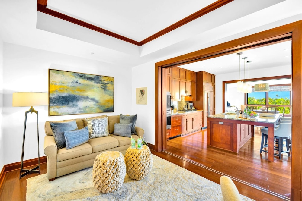KBM Resorts Free CAR Luxury Oceanfront Villa at Montage Kapalua Bay Private Lanai and BBQ Mon-5203