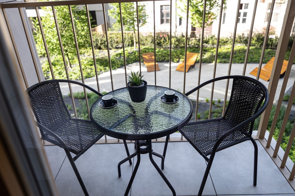 Nuevo Studio Nowy Port Balkon Klimatyzacja