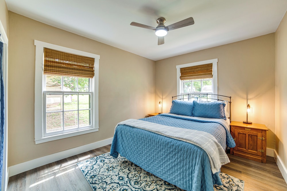 Near Waterloo Lake: Restored 1930s Home w/ Yard