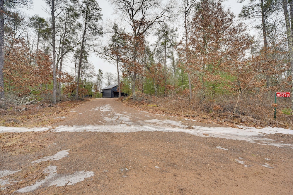 Lake House on 3 Acres w/ Private Dock in Minong!