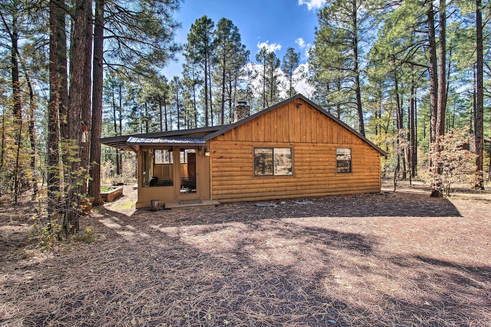 Deck & Grill: Pet-friendly Lakeside Cabin view 4