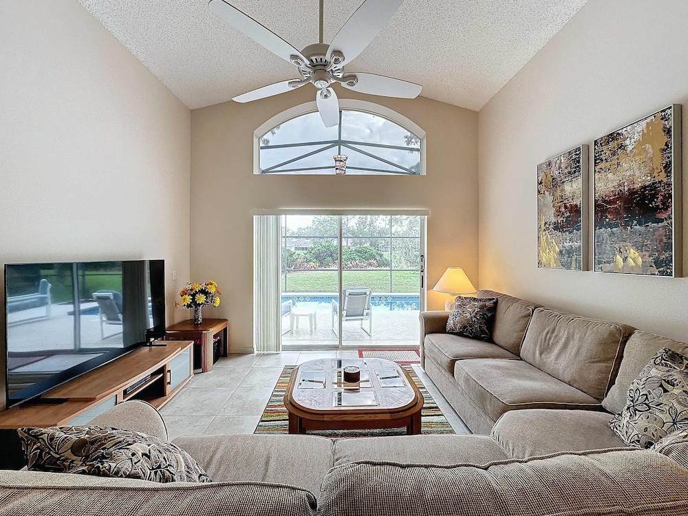 South Facing Pool Home With Golf Course Views