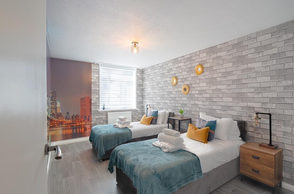 Bright & Modern 1-bedroom Flat in Central Brighton 2 Single Beds Walk to Beach