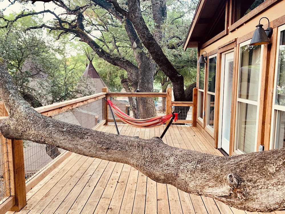 Tipis on the Guadalupe