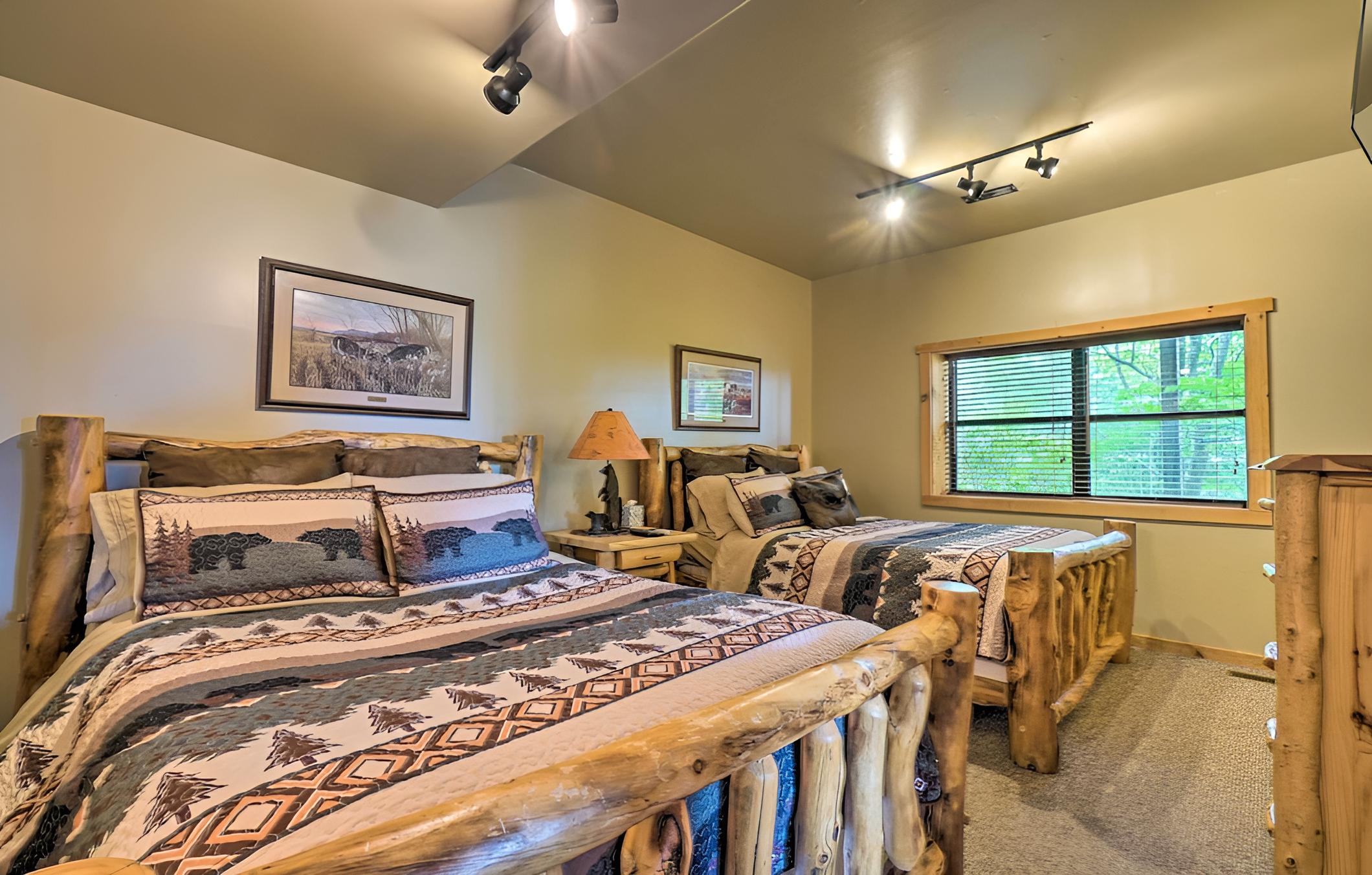 Smoky Mountain Hideaway w/ 3 Decks + Hot Tub! view 4