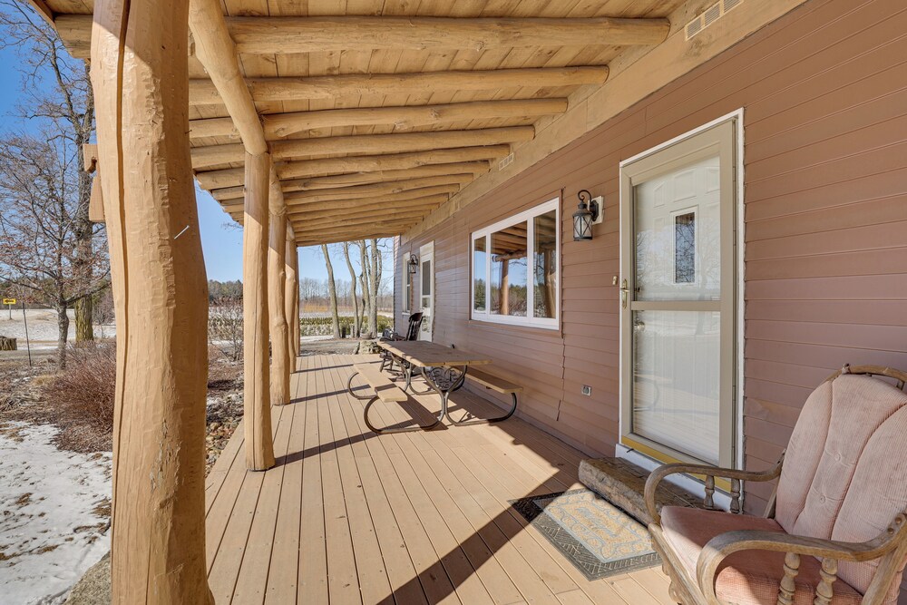 Historical Log Cabin on 80 Acres in Hartford!