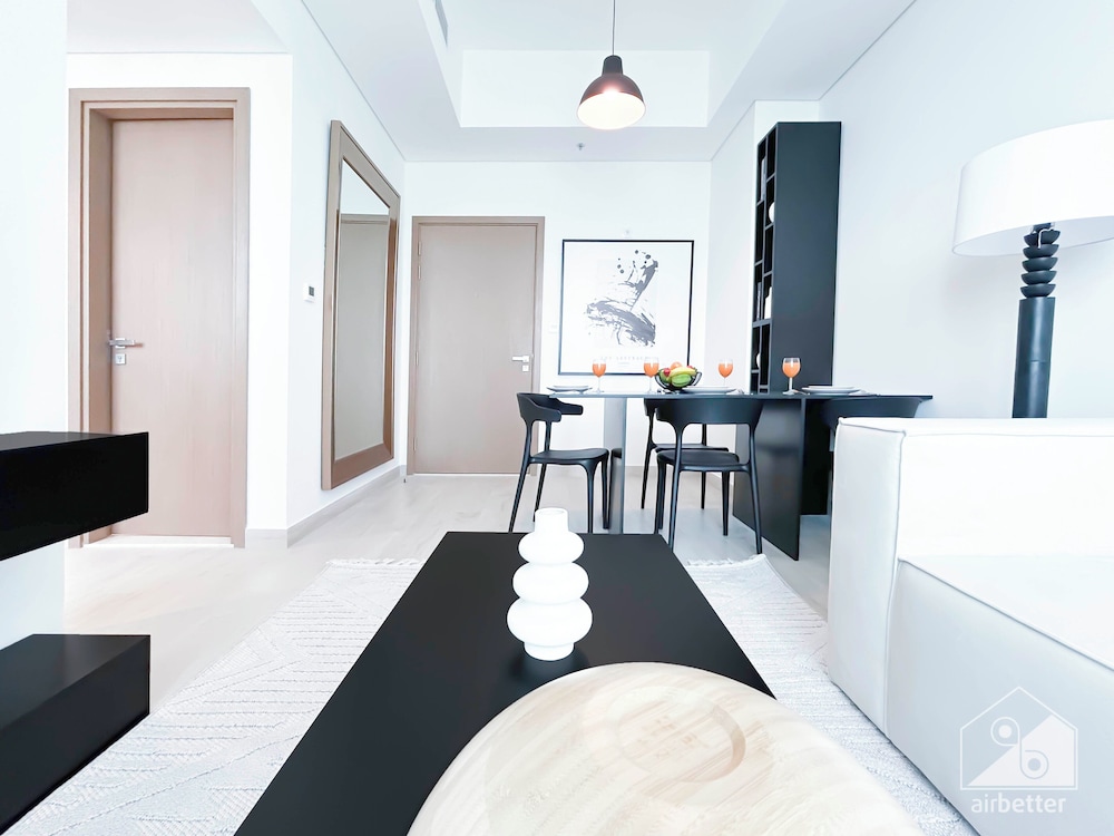 Cozy 1BR With Balcony & Views in Azizi Fawad