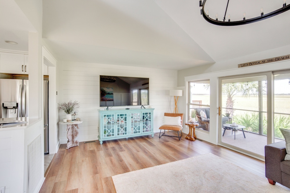 Waterfront Fripp Island Escape w/ Stunning Sunsets