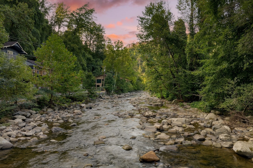Riverwood Gatlinburg Pigeon Forge Cabin w River Views